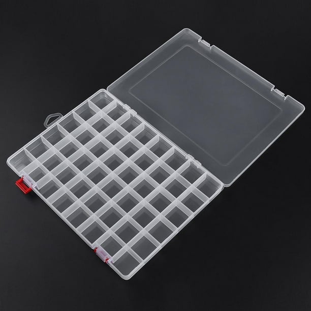 Peggybuy 48-Compartment Transparent Pp Plastic Fishing Lure Storage Box Container Other