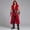 #0520-Red, variant on Ceisia Men Medieval Viking Hooded Sleeveless Long Velvet Robe Renaissance Assassin Cosplay Cloak Halloween Party Costume Vest Gift