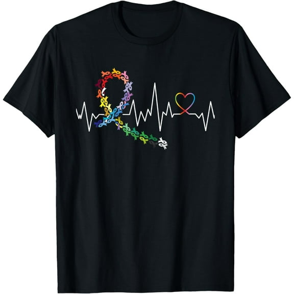 Exquisite and comfortable-All Cancer Matters Awareness Day Heartbeat T-Shirt