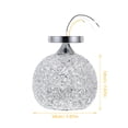 thumbnail image 2 of HINTRMENT Hanging Crystal Lamp Simple Style Round Illumination For Apartment Hotel Library 1Set, 2 of 5