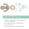 thumbnail image 4 of Little Twig Silicone Baby Fruit Feeder Teether Set with Pouches Freezer Tray & Measuring Cup, Ginger, 4 of 9