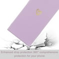 thumbnail image 6 of for Samsung Galaxy S23 Ultra Case, Cute Slim Shockproof Phone Case with Wireless Charging Support and Protection, Lavender, 6 of 15