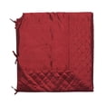 thumbnail image 1 of Vickerman QTX190152 52 in. Burgundy Quilt Stitch Jewel Tree Skirt, 1 of 1