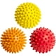 thumbnail image 1 of Juego de 3 bolas de masaje con púas para pies, espalda y músculos, rodillos masajeadores con púas suaves a firmes para fascitis plantar, terapia de puntos gatillo, Exe, 1 of 5