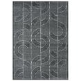 thumbnail image 2 of World Rug Gallery Modern Arch Pattern Stripe Area Rug - BLACK 5' X 7', 2 of 8