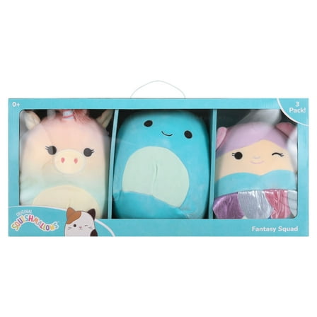 Squishmallows Official Kellytoy Plush 8" Fantasy Value Box 3PK