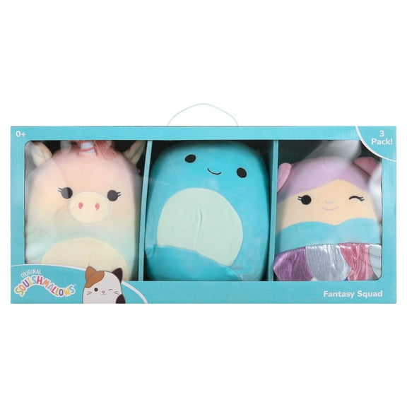 Squishmallows Official Kellytoy Plush 8" Fantasy Value Box 3PK