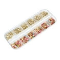 thumbnail image 2 of jiaroswwei Nail Art Rhinestone Fashionable Adhesive 12 Grid Rhinestones Nail Studs for Girl, 2 of 8
