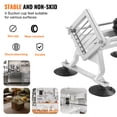 thumbnail image 5 of VEVOR Commercial Vegetable Slicer, 1/2 inch Fruit Slicer, Stainless Steel and Aluminum Alloy Vegetable Cutter Slicer Machine, Manual Slicer with Non-slip Feet, for Radishes, Onions, Potatoes, 5 of 9
