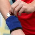 thumbnail image 2 of Portefeuille de Poignet de Course Portefeuille de Bracelet de Poignet Portefeuille de Sport Extérieur Jogging Exercice Gym Pochette de Bracelet Portefeuille Bleu, 2 of 3