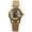 Beige Dog, variant on Cat and Dog Face Faux Leather Band Women Watch