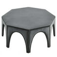thumbnail image 3 of Modway Victory Modern Performance Velvet Ottoman in Gray/Black, 3 of 8
