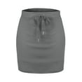 thumbnail image 4 of Tennis Skirts for Women, Short Athletic Drawstring Skorts, Built-in Shorts, Pockets, Breathable for Sports, 4 of 6