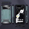 thumbnail image 2 of TECH CIRCLE for Google Pixel 8 Pro Hybrid Case with Foldable Hidden Kickstand,Shockproof Non-Slip Rugged Protective Case Military Grade Drop Protection Armor Cover for Google Pixel 8 Pro 6.7"Darkgreen, 2 of 8