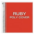 thumbnail image 5 of Color Notebooks, 1 Subject, Narrow Rule, Ruby Red Cover, 8.5 X 5.5, 100 White Sheets | Bundle of 10 Each, 5 of 6