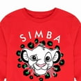 thumbnail image 3 of The Lion King - Cheetah Print - Simba - Toddler & Youth Long Sleeve Graphic T-Shirt, 3 of 5
