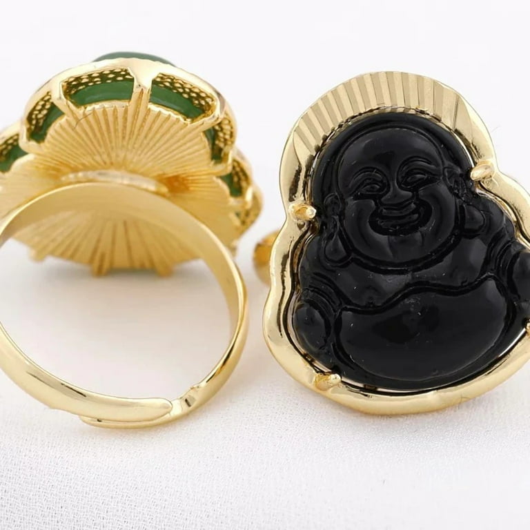 Buddha store ring gold