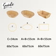 thumbnail image 4 of Clear Cellophane Bags Large, 10pcs 60x75cm Big Cellophane Wrap For Gift Basket, 4 of 7