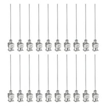 Uxcell 20pcs 21G Stainless Steel Dispensing Needles, 1-1/2" Glue Needle Tube Blunt Tip