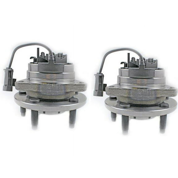Front Wheel Hub Assembly Set - Compatible with 2004 - 2012 Chevy Malibu 2005 2006 2007 2008 2009 2010 2011