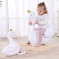 thumbnail image 3 of Caballito balancín infantil labebe Cisne Blanco con muñeco de peluche, 3 of 8
