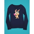 thumbnail image 3 of Bunny With A Mirror Long Sleeve Toddler -Image by Shutterstock,  2 Toddler, 3 of 4