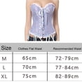 thumbnail image 3 of Top moldeador de cuerpo de lencería con corsé deshuesado para mujer, 3 of 5