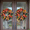 E1_15.75" Red, variant on SMKE Cheerful Yellow Summer Wreath - Tulips,Wheat,And Greenery For Farmhouse Wedding Decor,Yellow Tulip & Lemon Spring Wreath 17.7in - Artificial Flower Door Hanging for Front Porch Summer