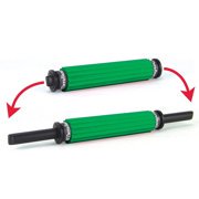 THERABAND Roller Massager+, 19-21 Retractable Muscle Massage Stick for Full-Body Use, Deep Tissue & Trigger Point Self-Massage, Portable Handheld Fascia Release Tool for Runners, Athletes