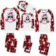thumbnail image 6 of Womens Christmas Pajamas Family Matching Pjs Sets Alphabet Xmas Pjs Plus Size Xmas Pj Sets Long Sleeve Holiday Family Christmas Outfits Holiday Sleepwear, 6 of 7