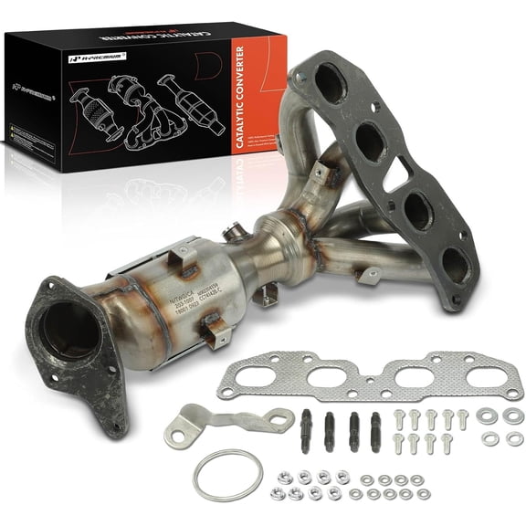 A-Premium Front Exhaust Manifold Catalytic Converter Kit Direct-Fit Compatible with Nissan Rogue 2008-2013 Rogue Select 2014-2015 2.5L EPA Compliant