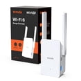 thumbnail image 1 of Tenda Repetidor Wi-Fi 6 AX1500, Amplificador de se&ntilde;al Que Cubre hasta 80 m&sup2;, Potenciador inal&aacute;mbrico con 1 Puerto Ethernet Gigabit, Compatible con Todos los routers A23, 1 of 7