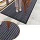 thumbnail image 3 of Alfombrilla impermeable para raspar botas, caucho natural resistente y duradero para áreas de mucho tráfico, felpudo de entrada de perfil bajo y fácil de limpiar, diseño antideslizante con tacto, 3 of 3
