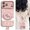Pink, variant on for iPhone 17 Pro Max Case with Lanyard,360° Rotate Holder,Compatible with MagSafe,Anti-drop Liquid Silicone Magnetic Phone Shell