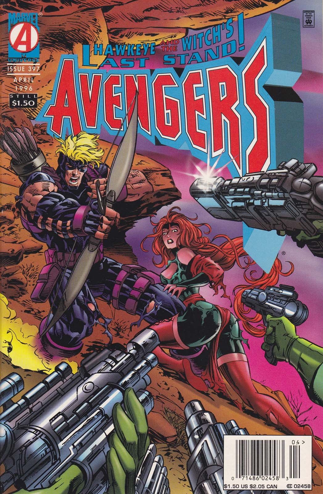 Cover of The Avengers #397