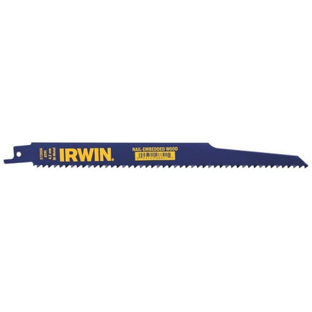 

Irwin 372956Bp 9 In. 6 Tpi Reciprocating Saw Blade 25 Pk