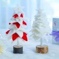 thumbnail image 3 of Bearachild Adorno para árbol de Navidad, adorno de de tamaño pequeño para el hogar, decoración de tela de fieltro, decoraciones para festivales, Kits de decoración para fiestas Blanco Bearachild HA070750-02, 3 of 6