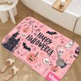 thumbnail image 2 of 1pc Happy Halloween Poster Absorbent Non-Slip Bathroom Thickened Flannel Rug Decor,Soft,Quick Drying,Suitable For Indoor/outdoor Use,Bathrooms,Bedrooms,Kitchens,Terrace,Laundry Rooms,16"x24", 2 of 9