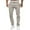 Khaki, variant on jeans for men Slim Waist Full Trousers Men's Casual Solid Mid Pocket Length Fashion Pant Men's pants Men Casual Pants White + 3XL