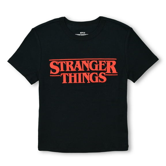 Netflix Junior's Stranger Things Red Classic Logo T Shirt