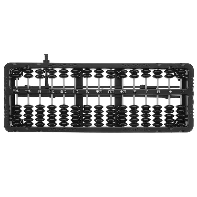 Shisuyan Plastic Abacus Sorobans Kids Bead Counting Abacus 15 Rods Beads Column Traditional Chinese Abacus Tools for Math Learning Education Toys