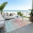 thumbnail image 6 of Addison Rugs Chantille Indoor/Outdoor Transitional Abstract Salmon Washable Rectangle Rug, 5' x 7'6", 6 of 6