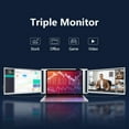 thumbnail image 3 of Monitor,Portable Laptop 1 Cable Inches Laptop 2 Windows Screen Panel Inch Laptop 14 Inches 14 Portablewith Fhd Portable 1080p Fhd 13.3-16.5 Inch Laptop Screen Fhdwith Portablewith Cable 2 Screen 14, 3 of 7