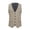 Khaki, variant on Mens Suit Vest Waistcoat Casual Tweed Vintage V Neck Business Herringbone for Prom Red XXL