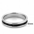 thumbnail image 2 of Two-Tone Black Womens Ring Anillo Para Mujer Stainless Steel Ring Milazzo, 2 of 5