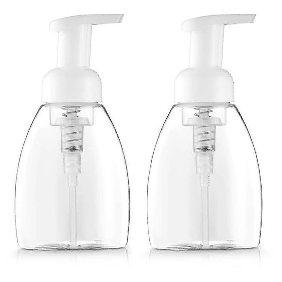 2pack Foaming Soap Dispenser Pump-bottle 250ml (8.5 Oz) -t