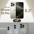 thumbnail image 2 of JETech Ultra Slim (0.35mm Thin) Case for iPhone 16 Pro 6.3 Inch, Camera Lens Full Protection, Lightweight Matte Finish PP Hard Minimalist Cover (Natural Titanium), 2 of 6