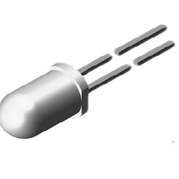 Pack of 10 TSAL7400 Emitter IR 940NM 100MA Radial