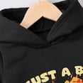thumbnail image 4 of Pandaie Kid Boys Fall Outfit Cool Truck Print Hoodie Pants Casual Two Piece Set Toddler Baby Boy Sweatsuit Clothes Black,2-3 Years, 4 of 6