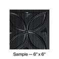 thumbnail image 1 of FASÄDE Rings Decorative Vinyl Backsplash Panel in Brushed Onyx (6X6 Inch Sample), 1 of 5